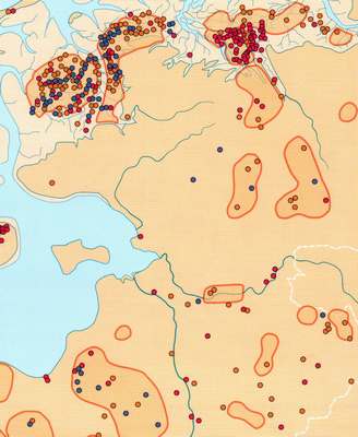 bewoning noord-Nederland rond 950