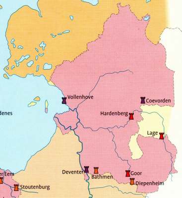 het Oversticht rond 1300