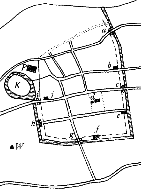 De stad Vollenhove rond 1354