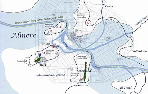 ligging landgoederen kloosters