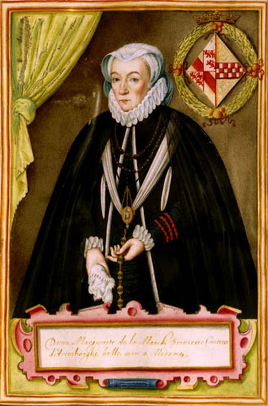 Margareta van de Marck, echtgenote van Jean de ligne