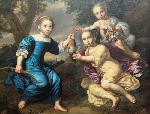 De drie dochters van Arend Sloet op jonge leeftijd