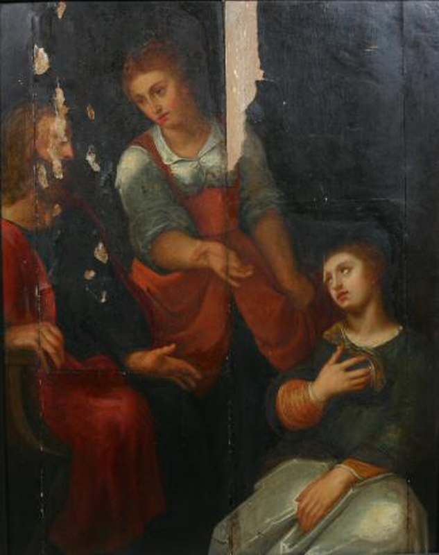 Christus met Maria en Marta