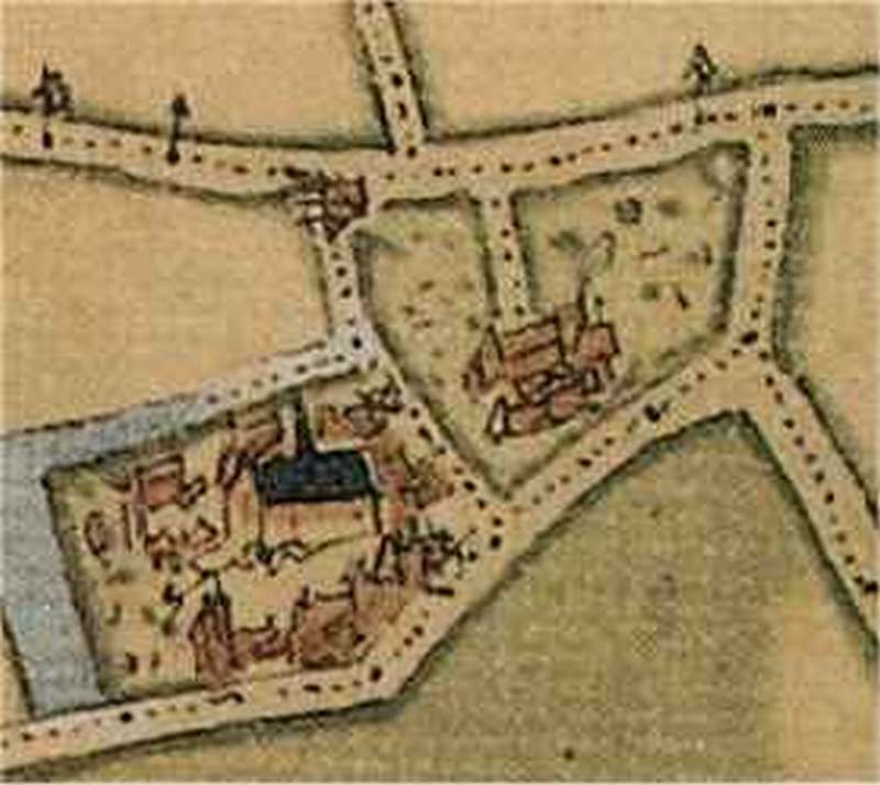 detail kaart J. van Deventer, 1560