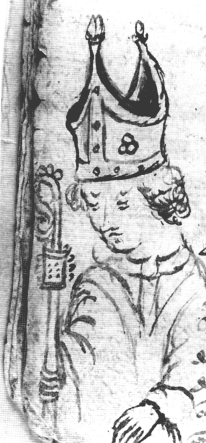 David van Bourgondië: tekening uit 1456 van Peter Hendriks