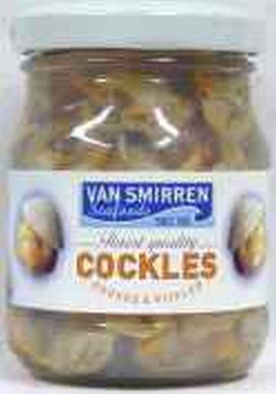 één van de bekende producten van de huidige firma Van Smirren Seafood in Engeland