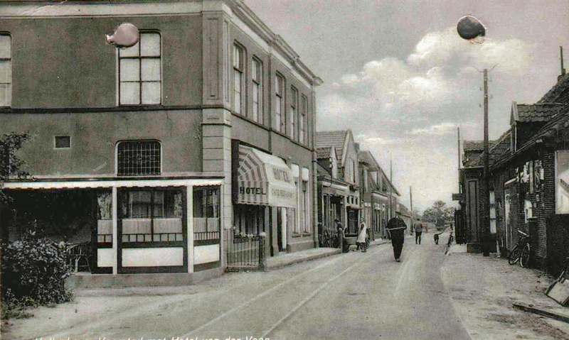 Hotel Van de Veen rond 1950