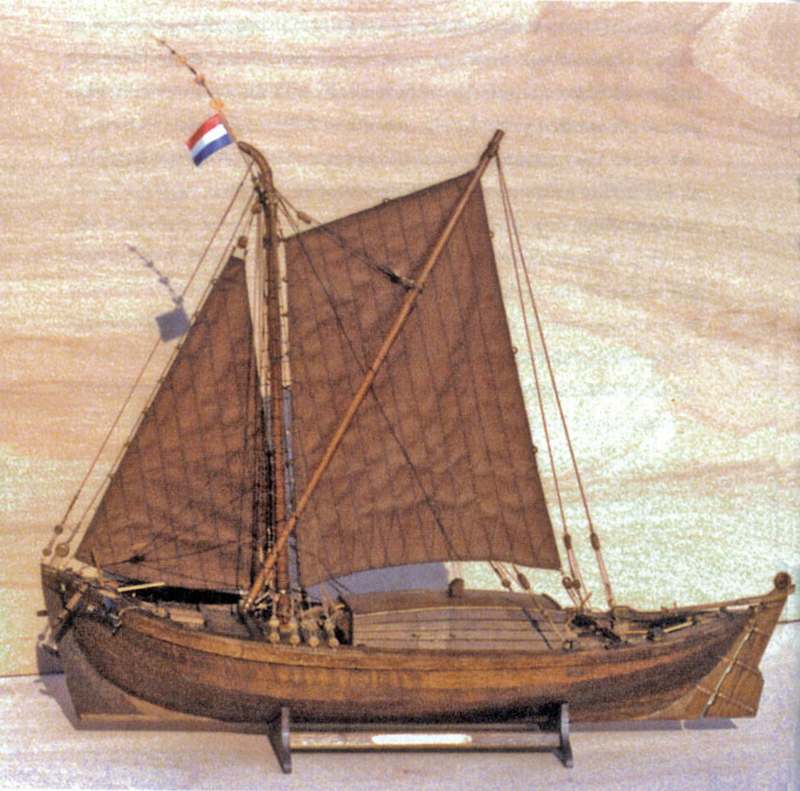 Reconstructiemodel van een in Oost-Flevoland op kavel W10 gevonden wrak van een groot waterschip uit 1561